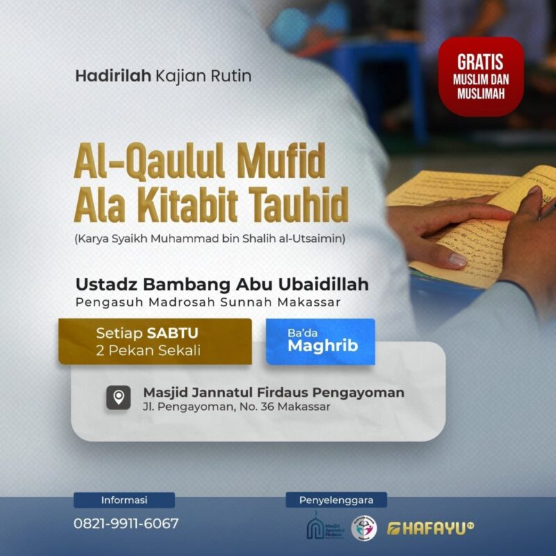 Taklim Rutin Hari Sabtu Ba’da Maghrib