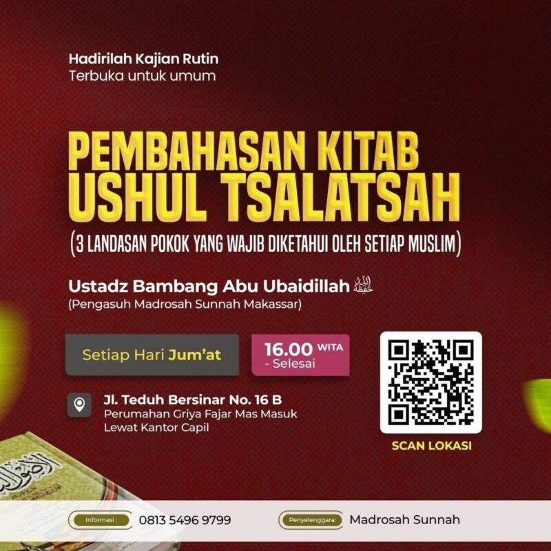 Taklim Rutin Hari Jumat Ba’da Ashar