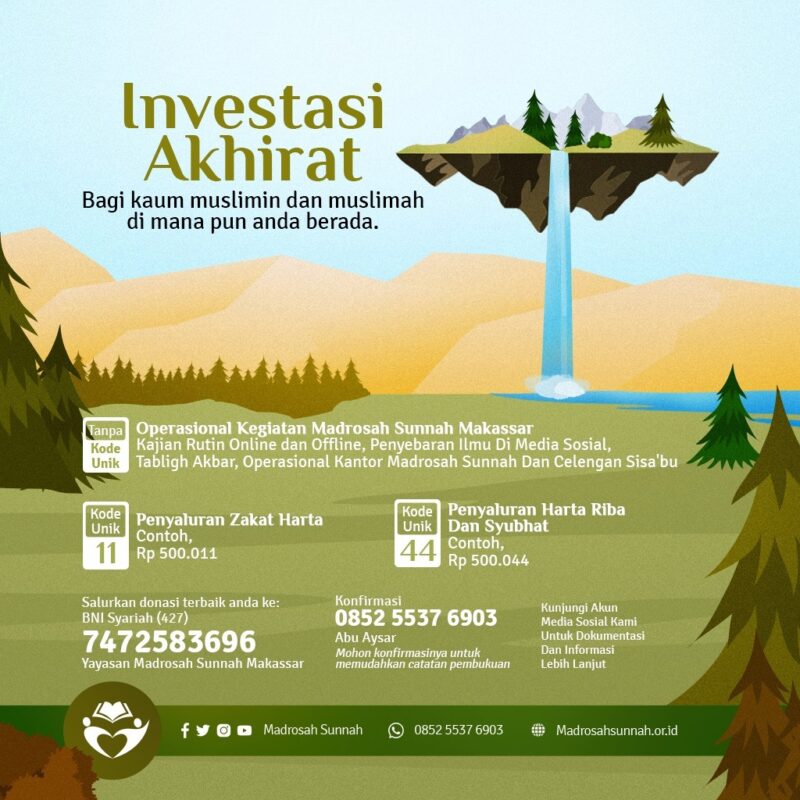 Investasi Akhirat Bersama Madrosah Sunnah Makassar