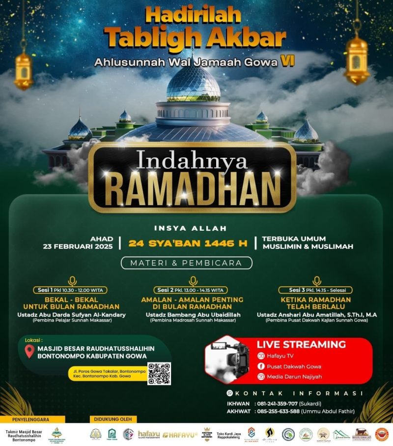 Tabligh Akbar Ahlussunnah Wal Jamaah Gowa VI