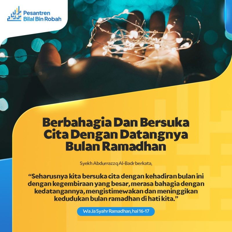 Menyambut Bulan Ramadhan
