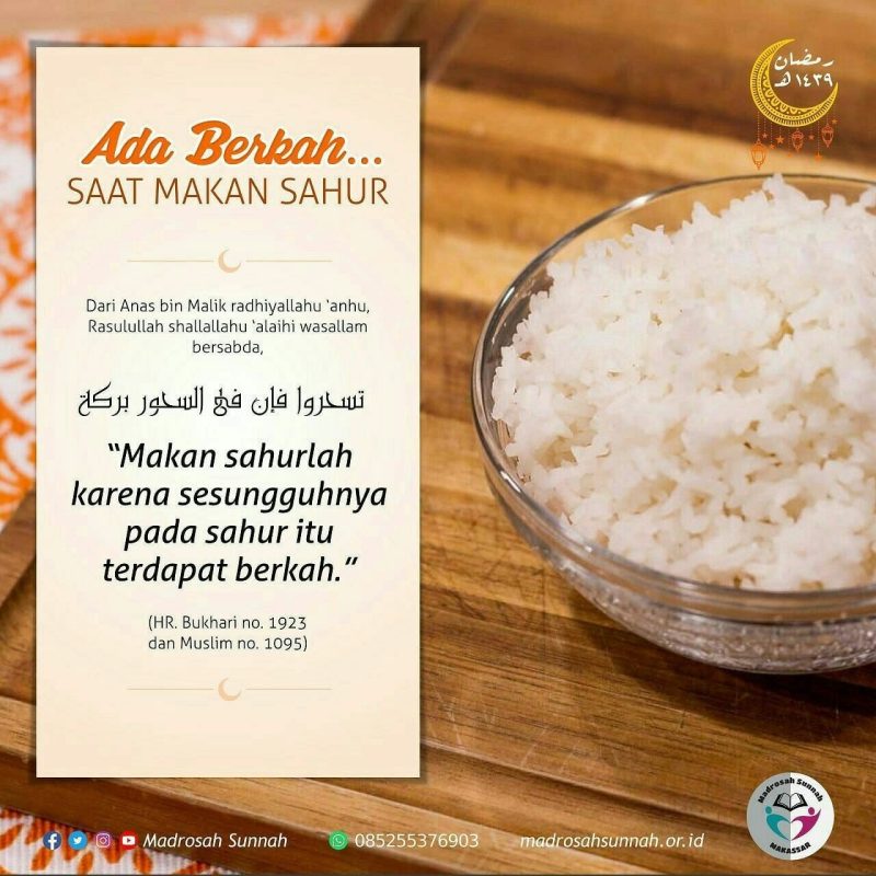 Meraih Berkah Di Waktu Sahur (Bag. Kedua)
