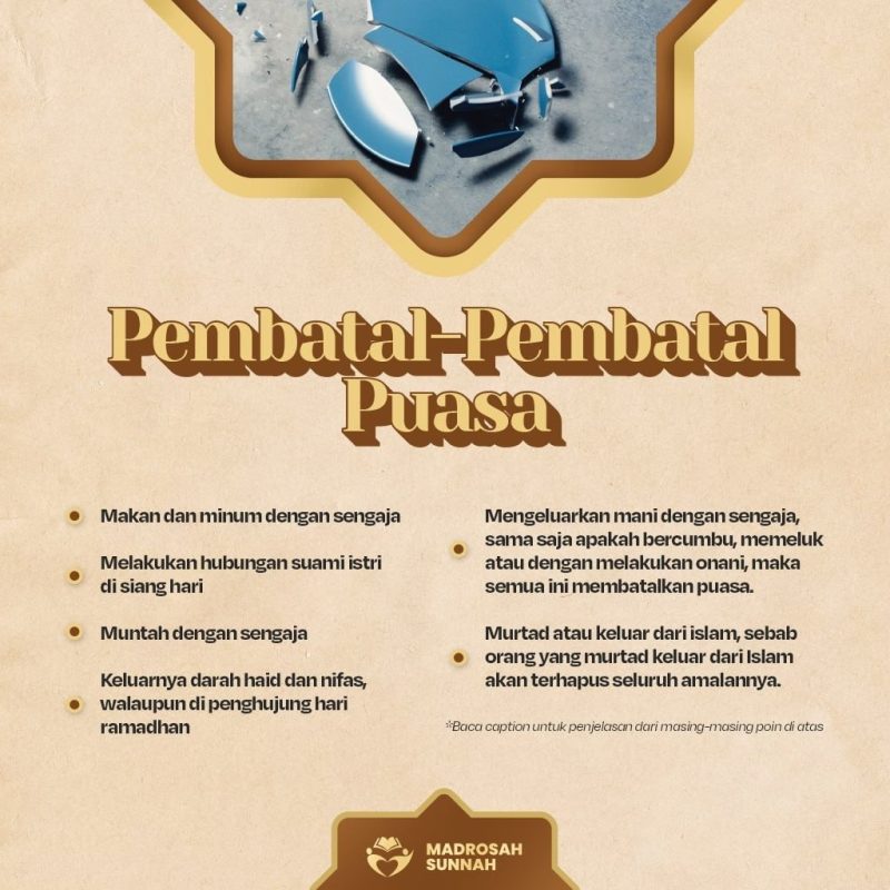 Pembatal-Pembatal Puasa